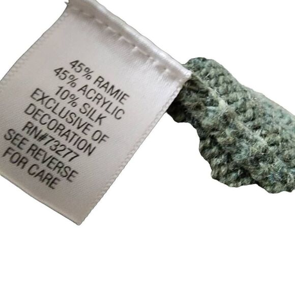 Croft and Barrow Petite Large Green Christmas Zip Up Sweater - Picture 8 of 13